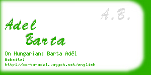 adel barta business card